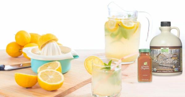 Citron Diet Detox Drink Préparer Limonade Jus De Citron