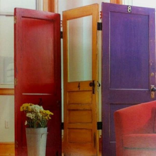 stare drzwi meble dla majsterkowiczów przedmioty dekoracyjne recykling drzwi ekran