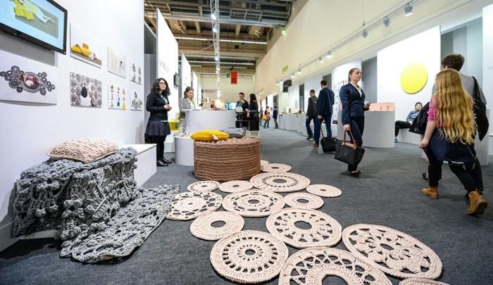 ambiance 2017 frankfurt messe mis en place macramé tissé accessoires pour la maison