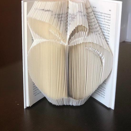 składane książki jabłkowe
