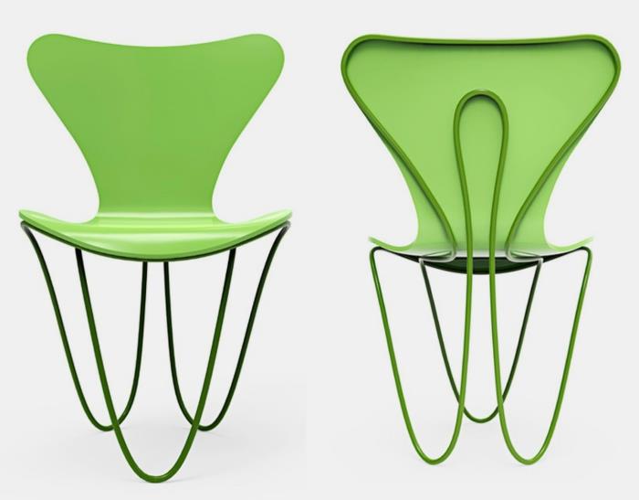 arne jacobsen krzesło zielone zaha hadid design