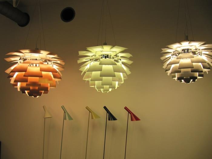 lampes insolites Paul Henningsen artichaut