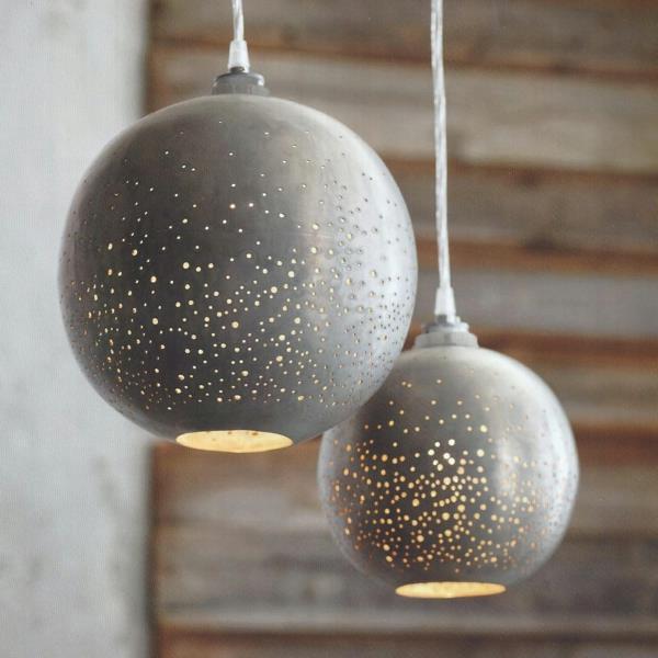 lampes suspendues exubérantes design boule belles idées de vie