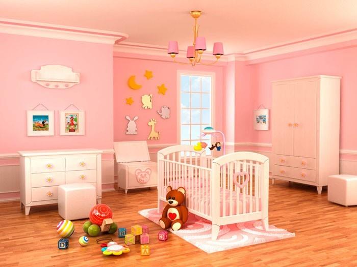 chambre de bébé design ensemble de chambre de bébé parquet