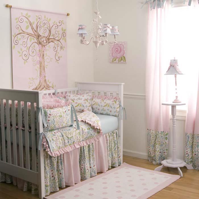 chambre de bébé design ensemble de chambre de bébé rose tendre