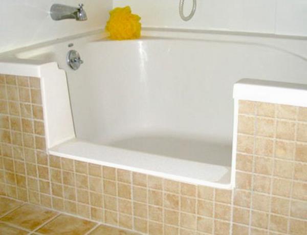 baignoire dressing baignoire encastrable avec ouverture meuble salle de bain carrelage
