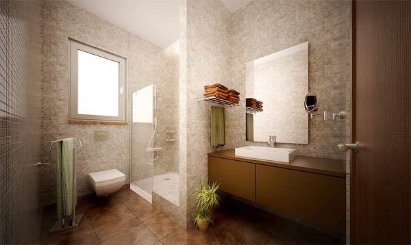 pomysły na aranżację łazienki szklane ściany eleganckie pomysły