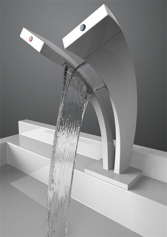 kran łazienkowy nowoczesny projekt łazienki zestaw mebli łazienkowych