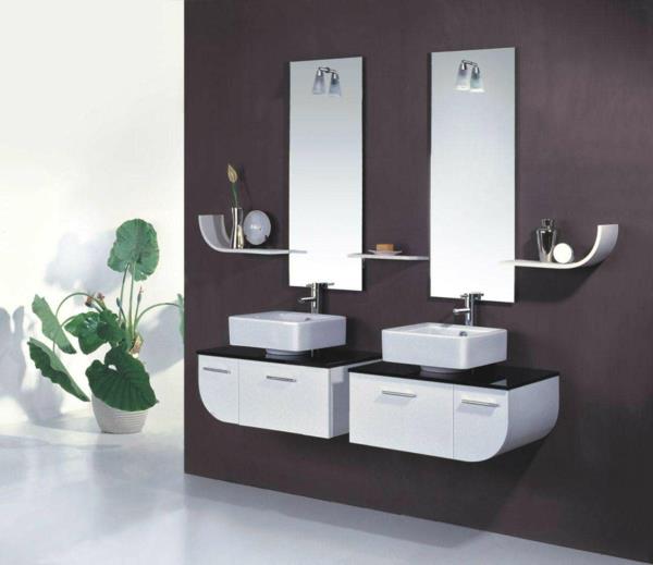 lampes de salle de bain lampes de salle de bain lavabos double miroir