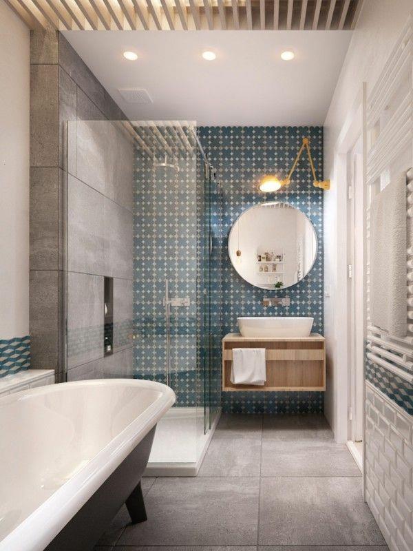 carrelage salle de bain carrelage couleurs bleu carrelage motif douche