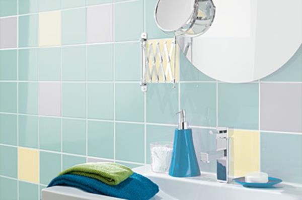 carrelage salle de bain carrelage couleurs carrelage mural bleu jaune
