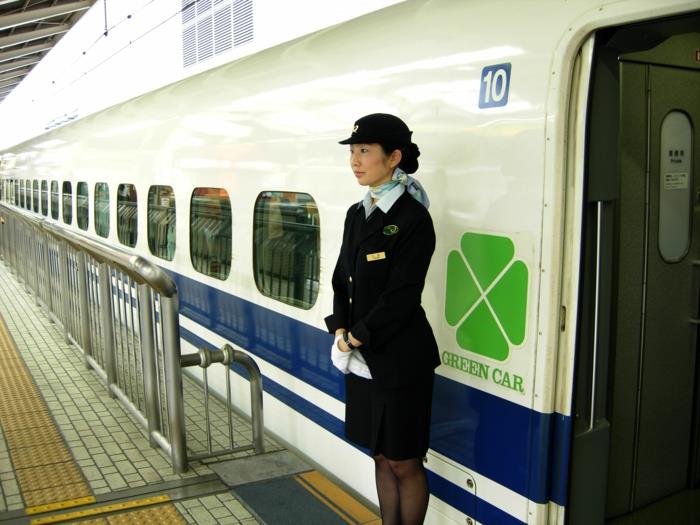 voyage en train j r japon vert