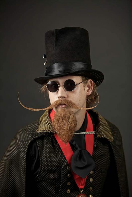 championnat de barbe tendances de la mode masculine moustache soin de la barbe look rétro