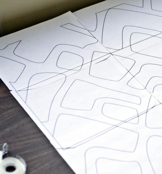 pomysły na rękodzieło rzuć poduszkami poszewki na poduszki stwórz wzory papier do rysowania