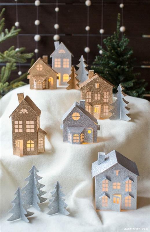 artisanat pour Noël en papier