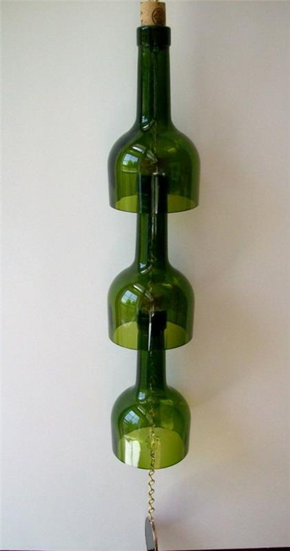 Tinker szklane butelki dzwonki wietrzne