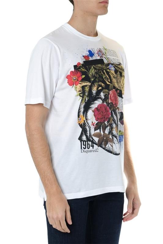 t-shirty z nadrukiem wielkie kwiaty