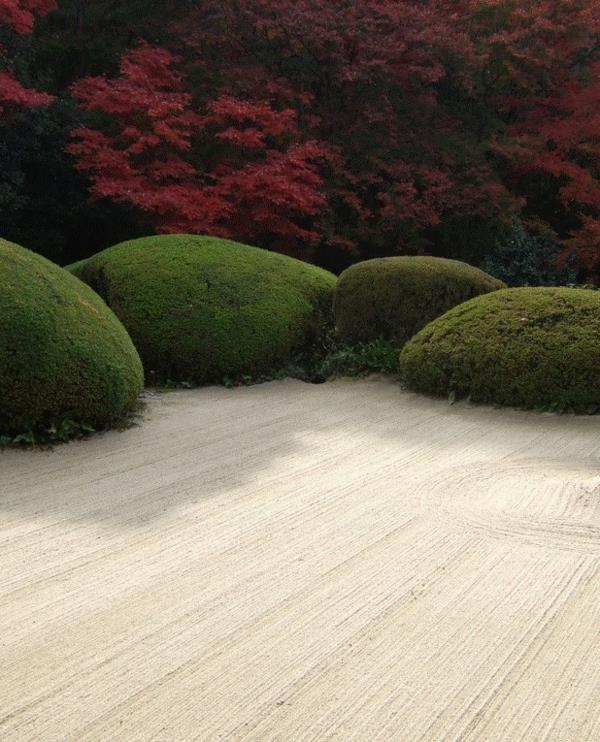 przykłady nowoczesnego projektowania ogrodu zen garden