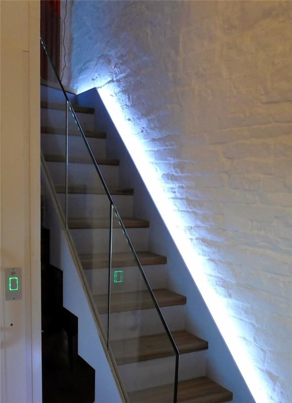 éclairage escalier escalier intérieur idées de design d'intérieur