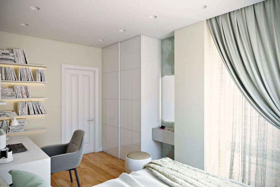 Weißes Interieur mit weißen Türen