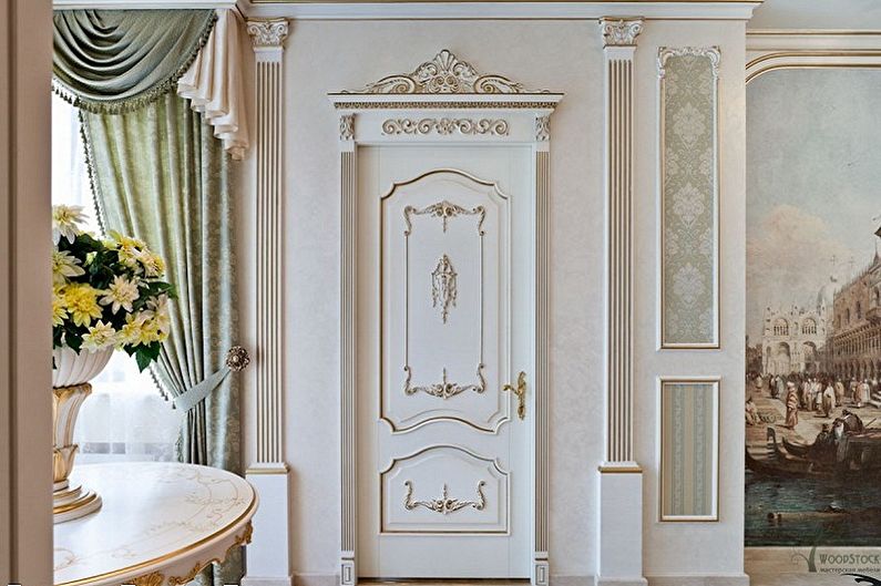 Weiße Türen in verschiedenen Einrichtungsstilen - Klassischer Stil