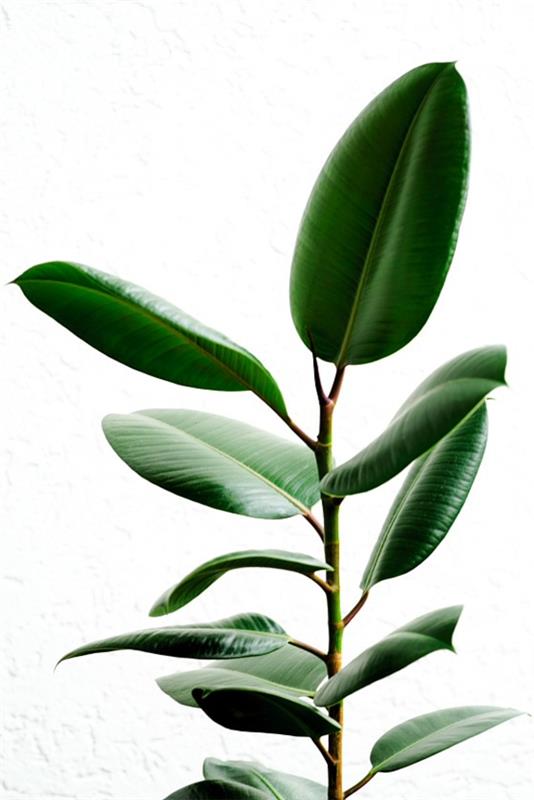 rośliny domowe duże doniczkowe benjamini liście