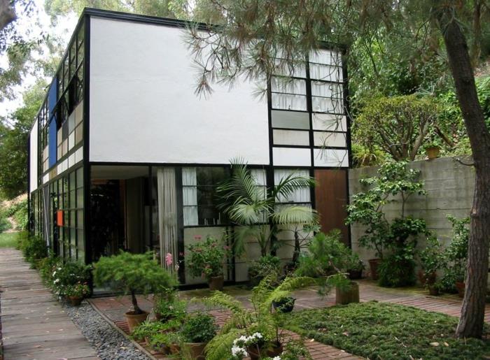 célèbres architectes Charles et Ray Eames maison de vacances eames house californie