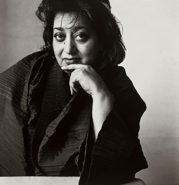 célèbre architecte zaha hadid portrait