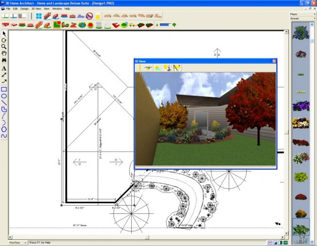 برنامج تصميم المنزل 3D Home Architect