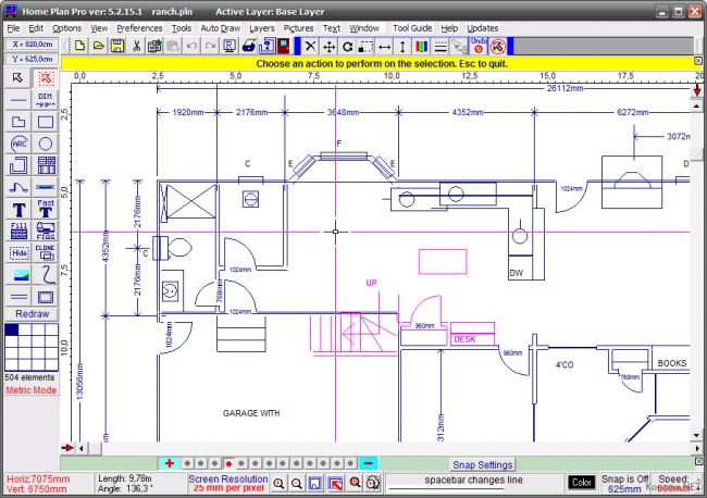 واجهة Home Plan Pro