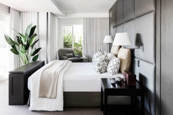 wezgłowie łóżka świeża sypialnia tapicerowane wezgłowie łóżka