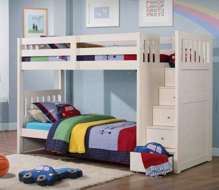 łóżko ze schowkiem łóżko dziecięce szuflady na antresoli pomysły na życie pokój dziecięcy