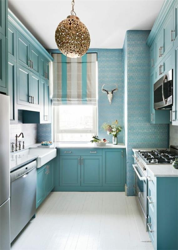 papier peint bleu idées d'ameublement de cuisine idées de couleurs papier peint bleu clair motif abstrait