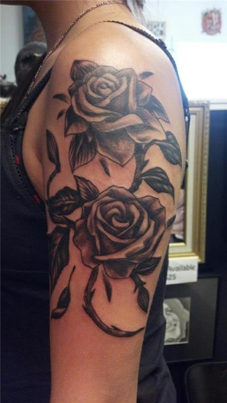 tatouages ​​​​de fleurs images tatouage femmes bras