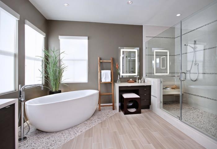 revêtements de sol design salle de bain carreaux de sol carreaux de mosaïque plante