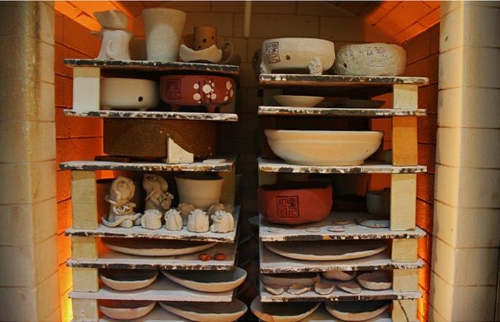 bonsaï bols à base d'air projet japonais en porcelaine