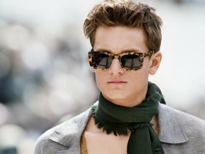 lunettes à la mode tendances actuelles de la mode masculine