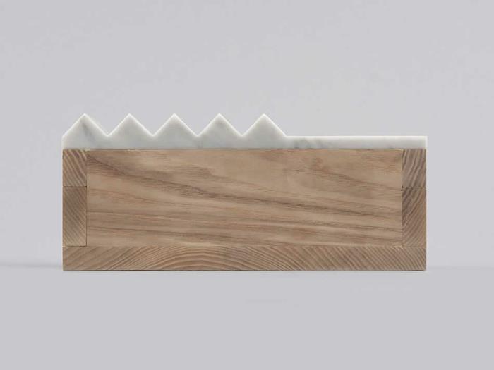 akcesoria biurowe meble biurowe uchwyt na długopis marmurowa pokrywa drewniane pudełko