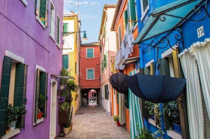 kolorowe kolory Wenecja fascynuje wielu gości
