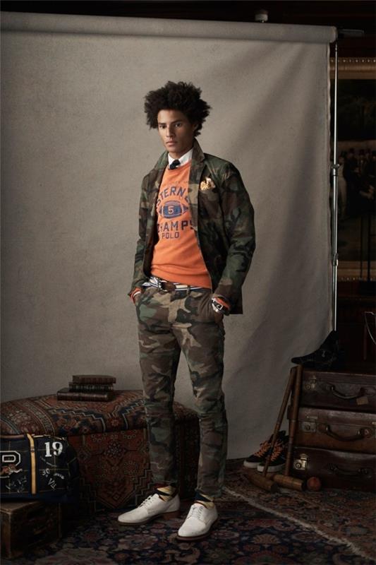 imprimé camouflage ralph lauren menswear 2019 printemps