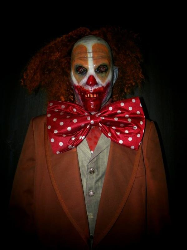 kostiumy na halloween motywy klaun horror