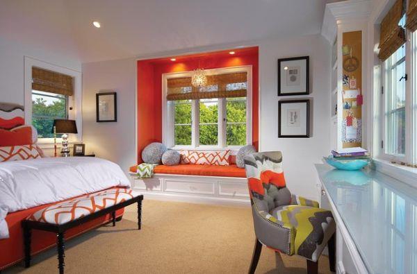 fajna paleta kolorów sypialni akcentuje powierzchnię