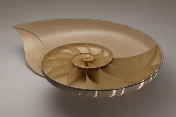 projekt stolika kawowego nautilus table nautilus shell