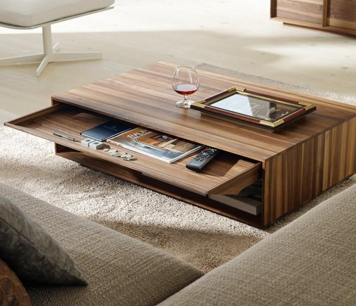 table basse avec tiroir design moderne idées salon salon