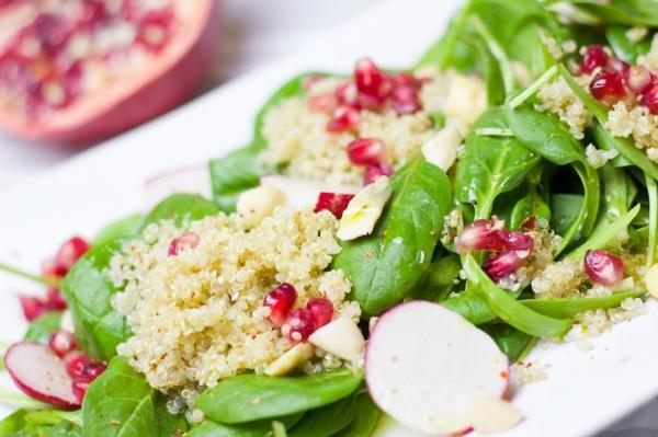 salade de couscous oriental épinards grenade