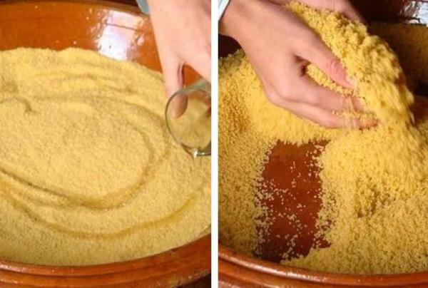 La façon traditionnelle de préparer le couscous