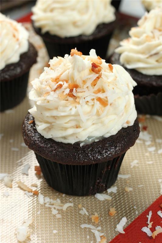 cupcakes idées de cuisson muffin au chocolat noix de coco