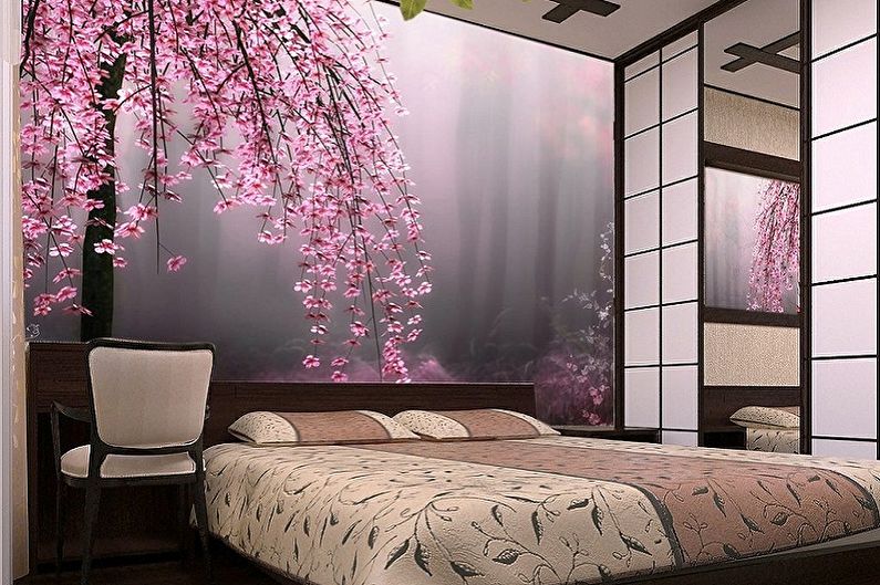 لون ورق الحائط لغرفة النوم - الصور والأفكار