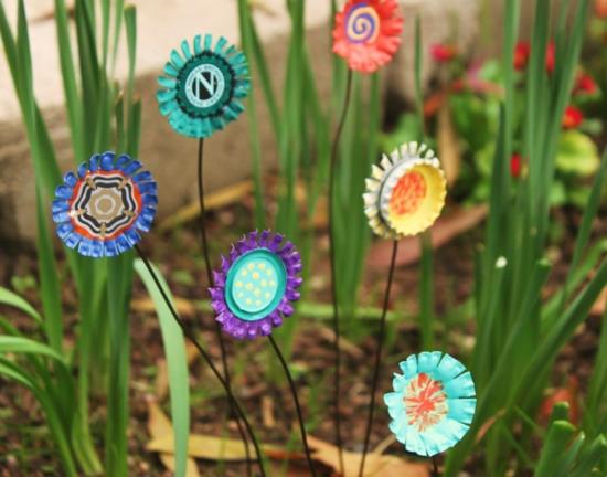 DIY pomysły na dekorację ogrodu upcykling