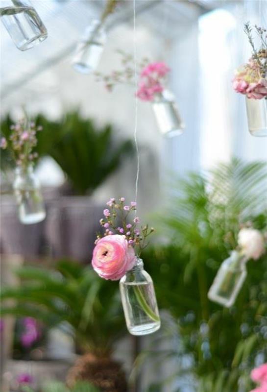 pomysły deco kwiatowe pomysły dekoracyjne zrobić pomysły na projekt pokoju szklana butelka